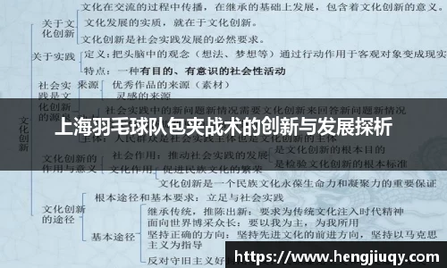 上海羽毛球队包夹战术的创新与发展探析